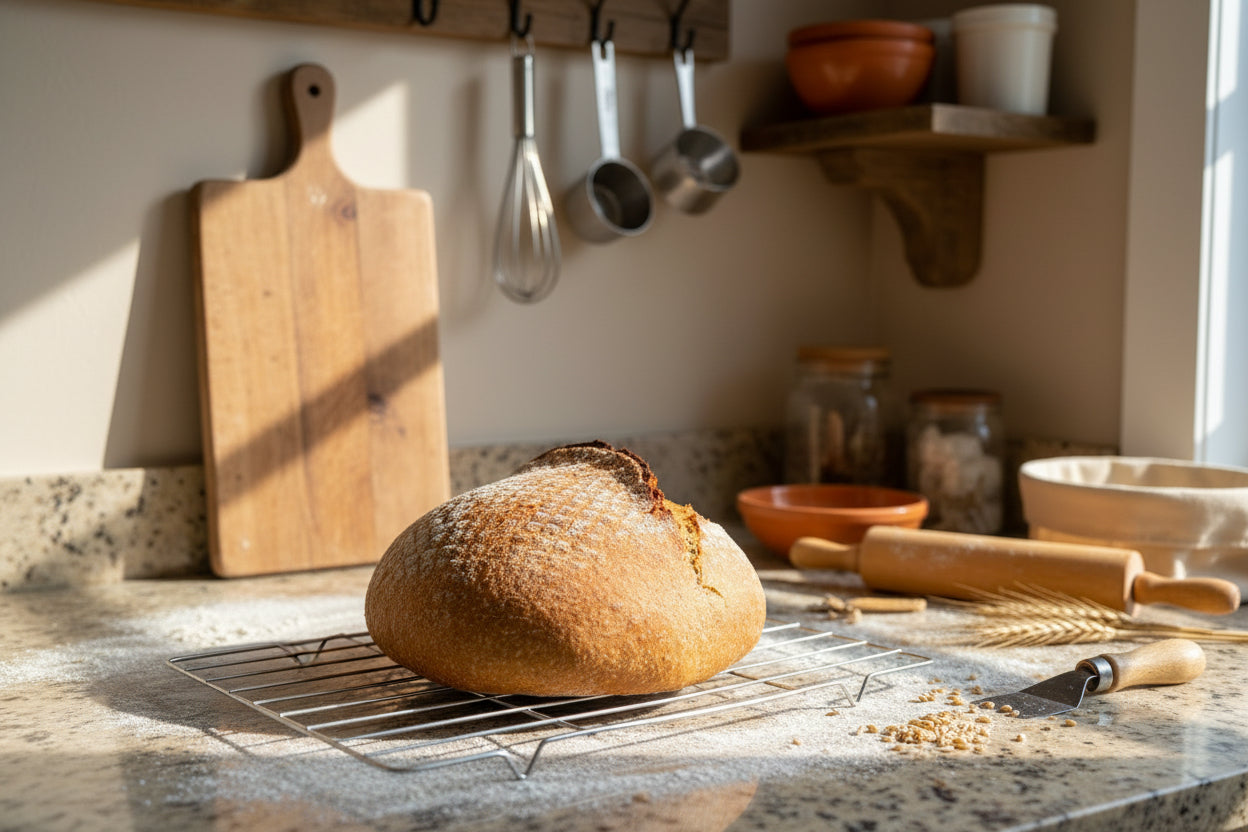 Rustic Loaf (Rye + Whole Wheat)